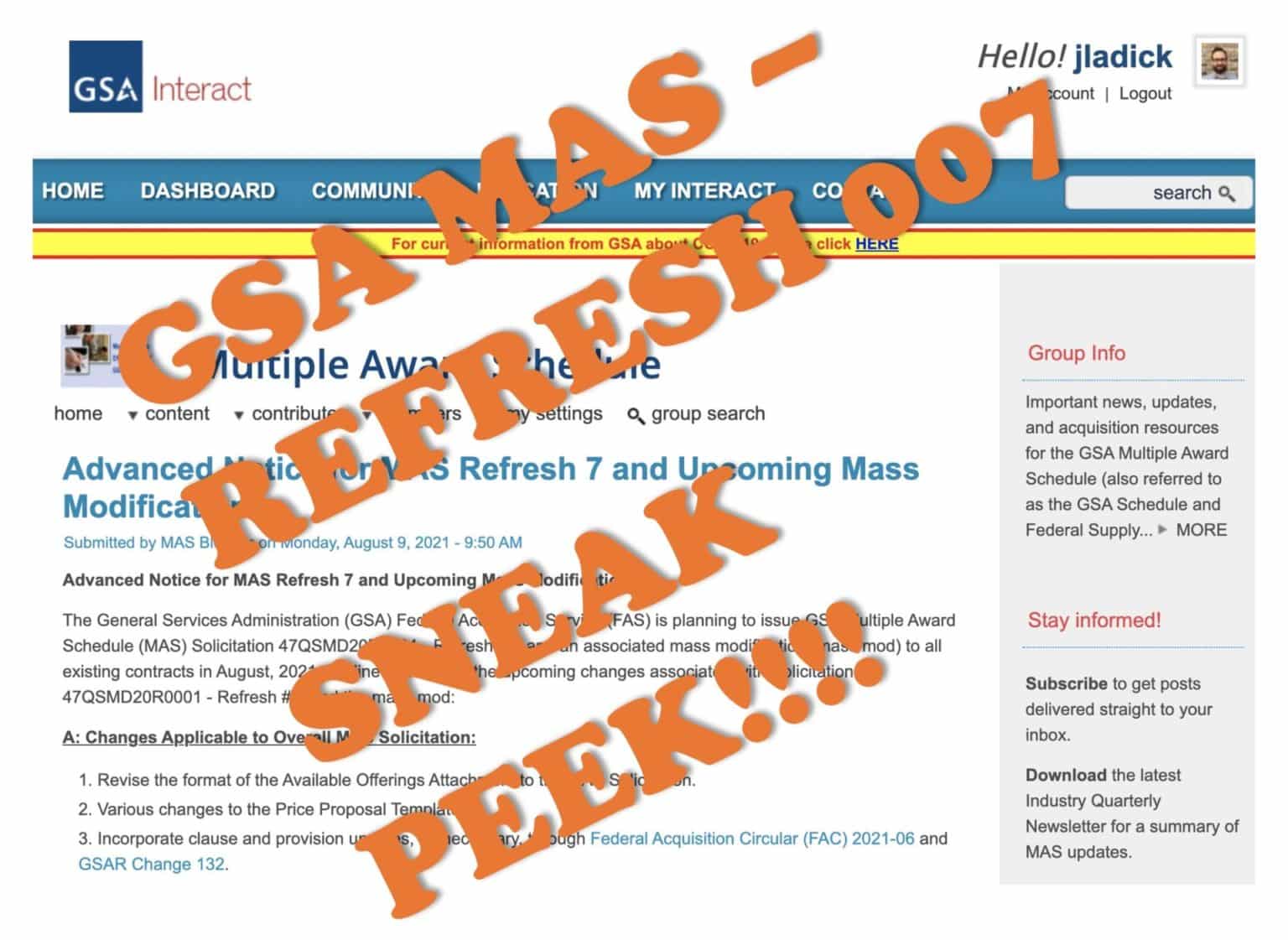 2 Steps to get a GSA Advantage eBuy Account