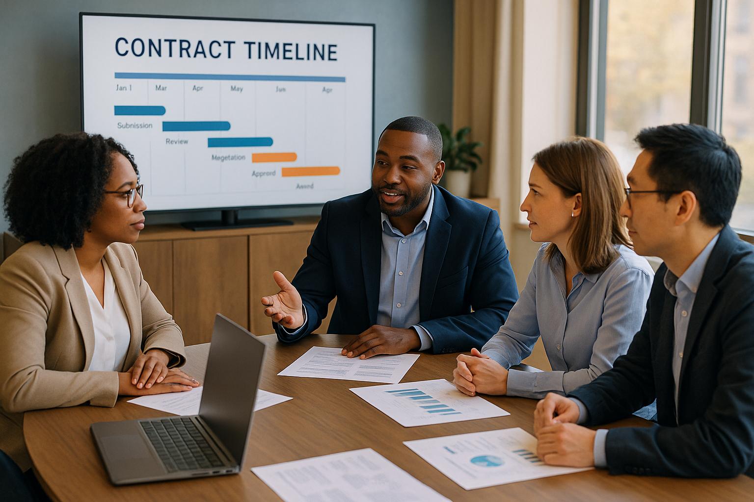 GSA Schedule Process Timeline Tool