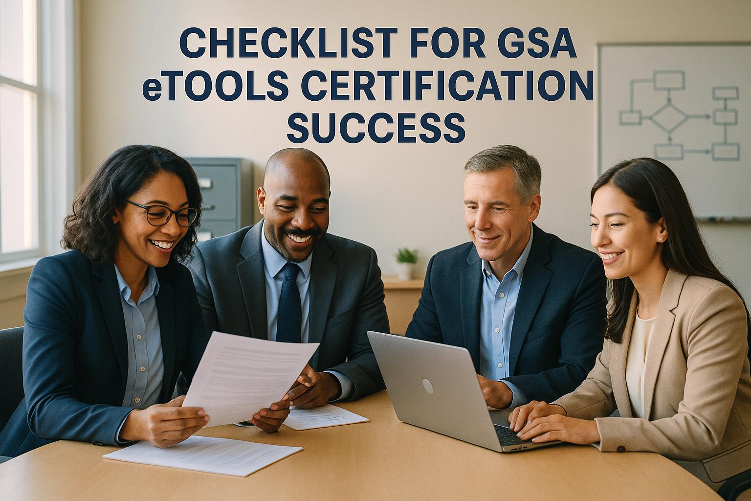 Checklist for GSA eTools Certification Success