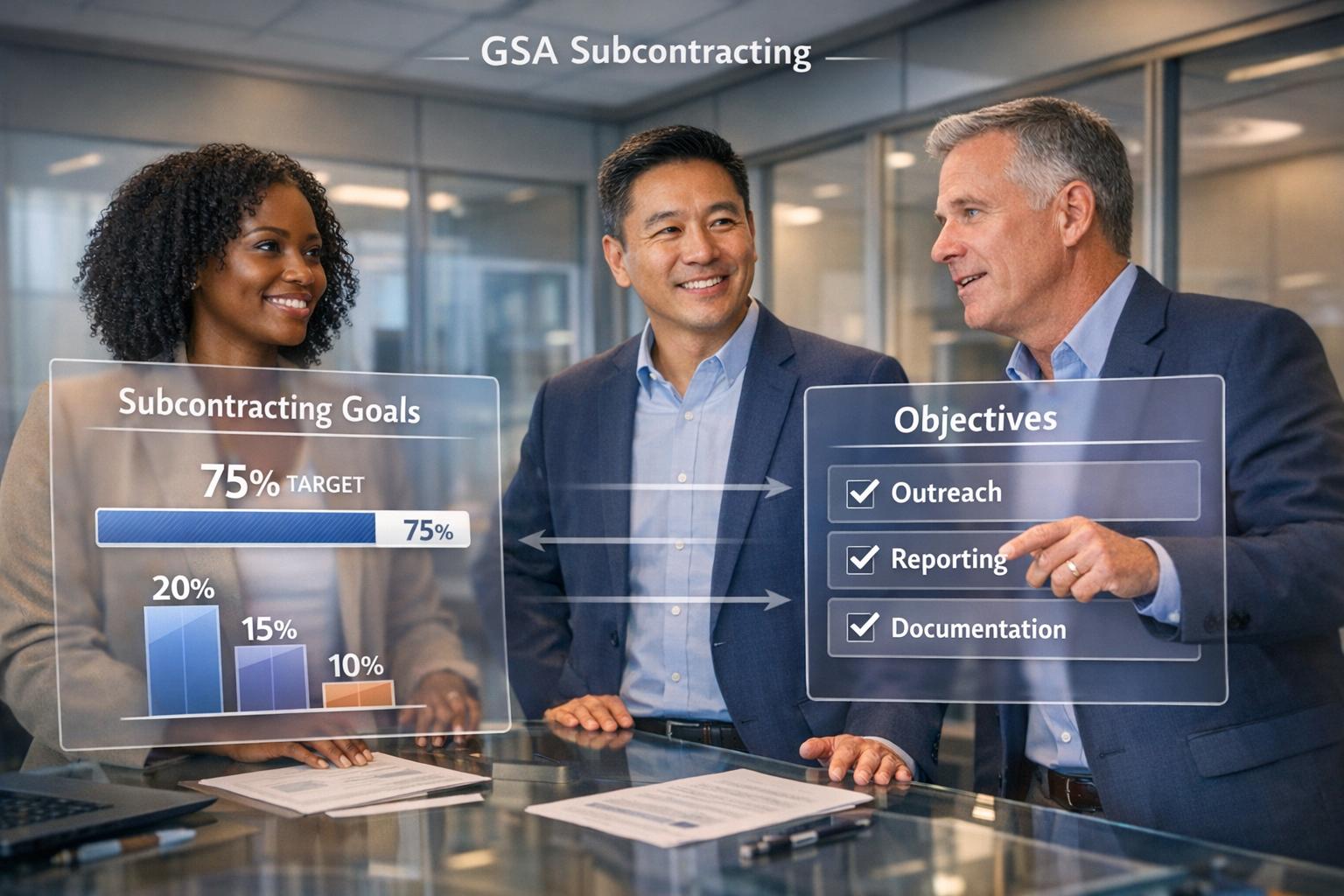 GSA Subcontracting Goals vs. Objectives
