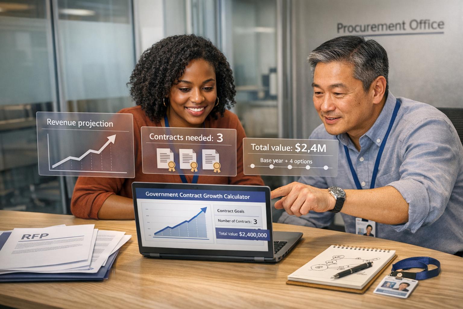 Government Contract Growth Calculator