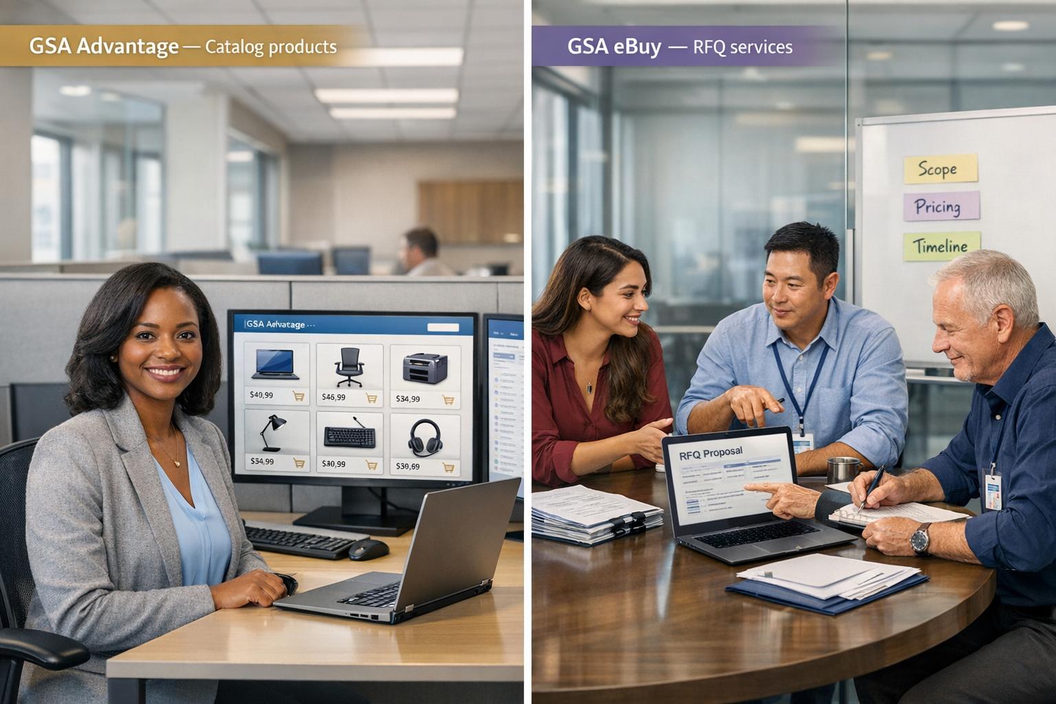 GSA Advantage vs GSA eBuy