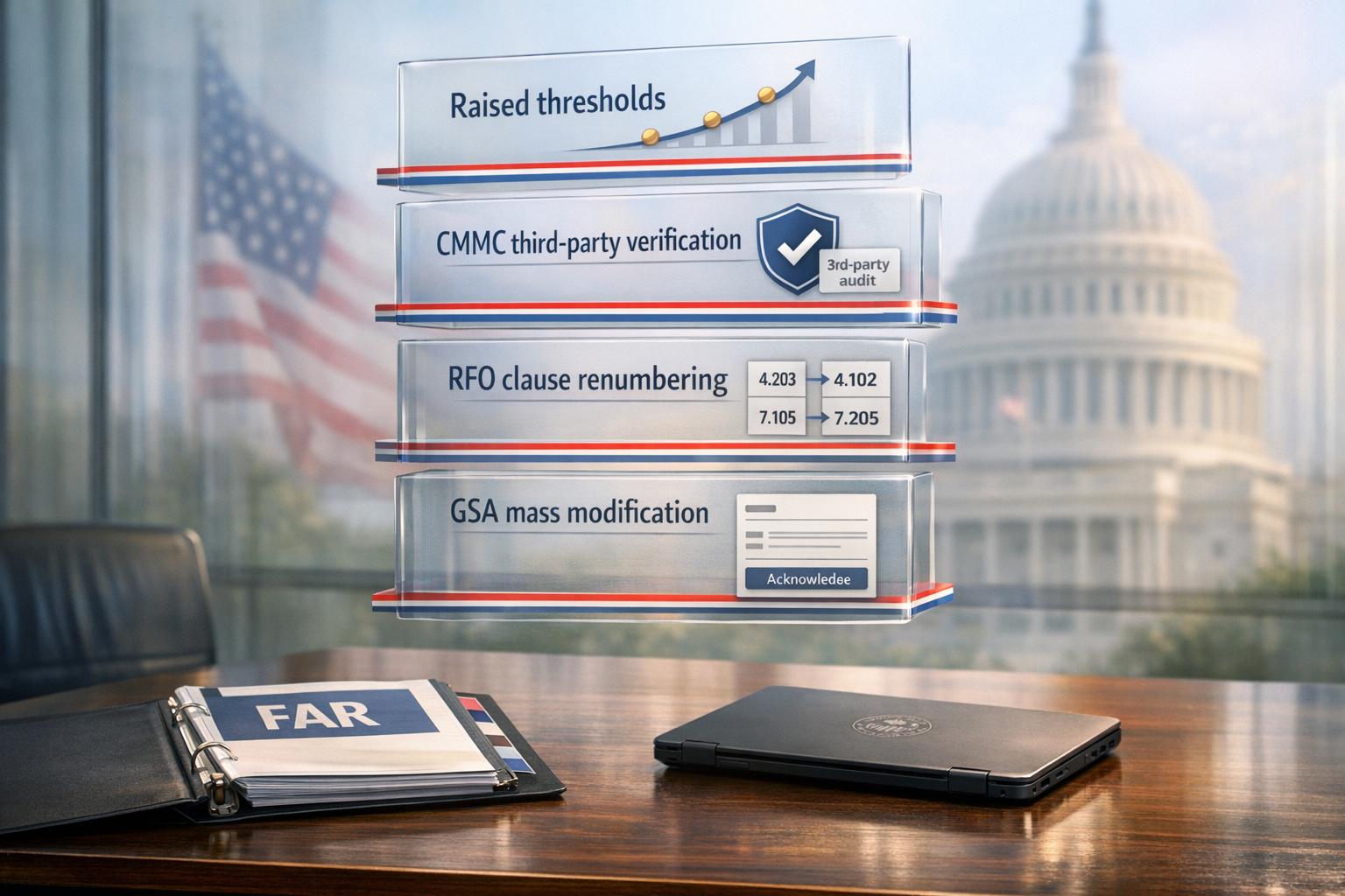 Top FAR Amendments from Recent Legislation