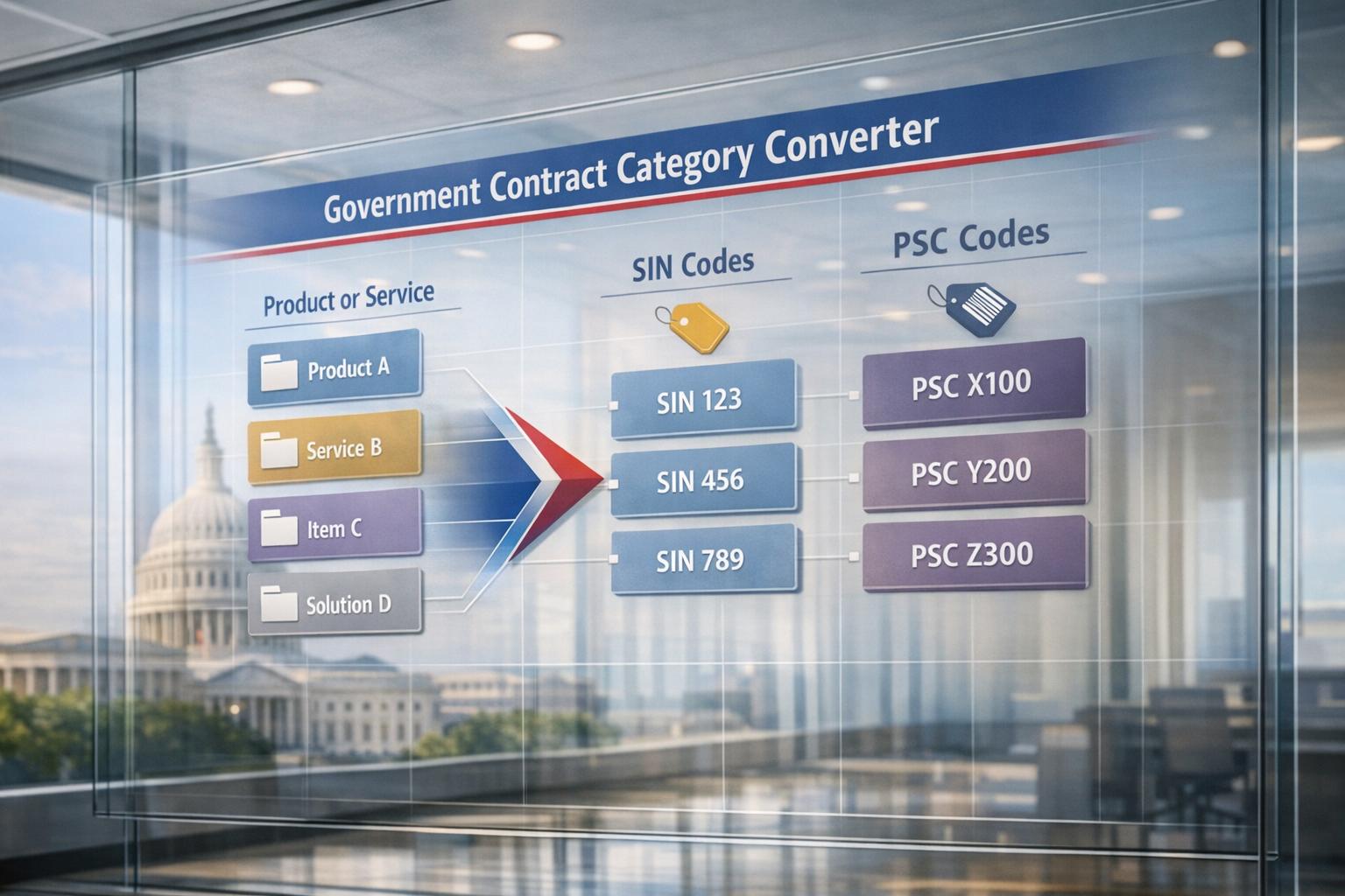 Government Contract Category Converter