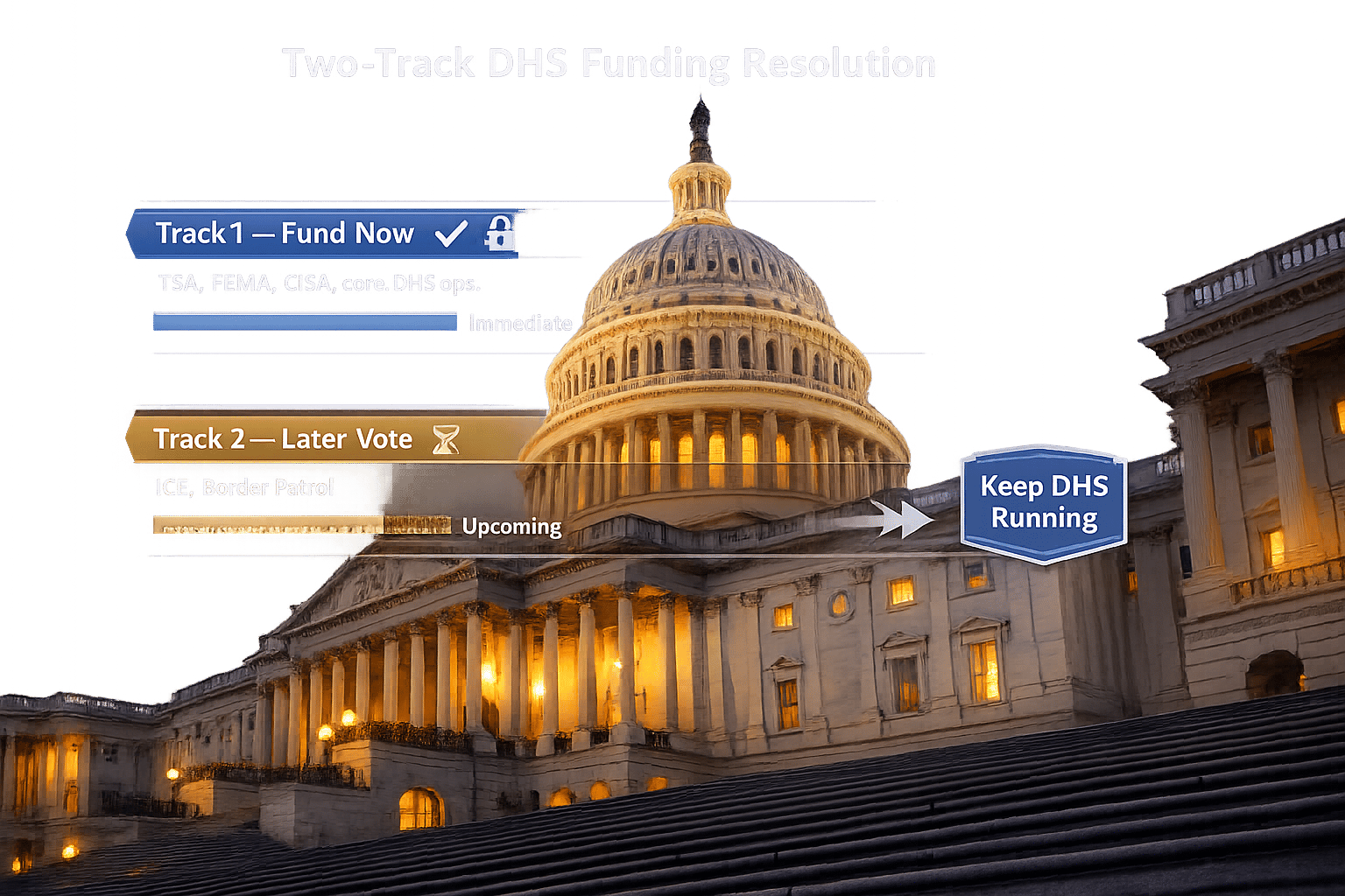 Republican congressional leaders propose resolution to Homeland Security shutdown