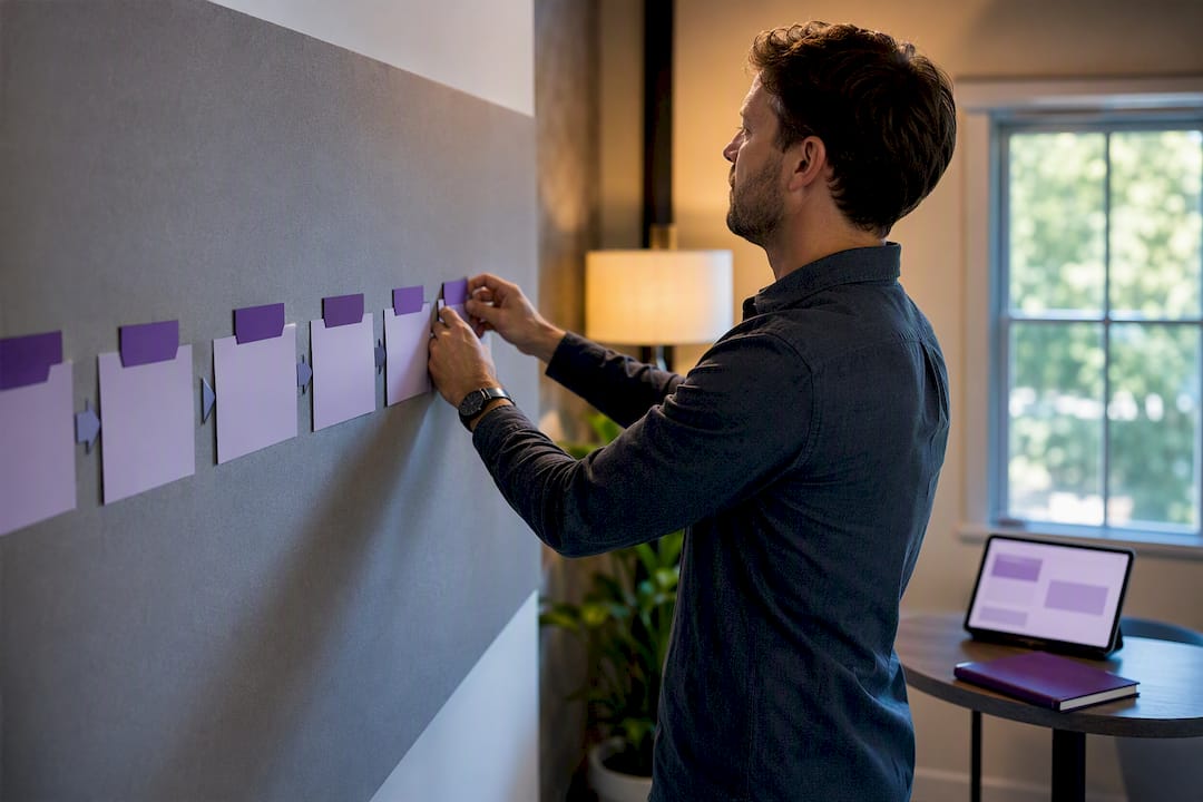 Contractor planning a 90-day marketing checklist
