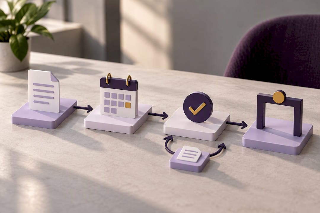 Mass modification acceptance workflow stages