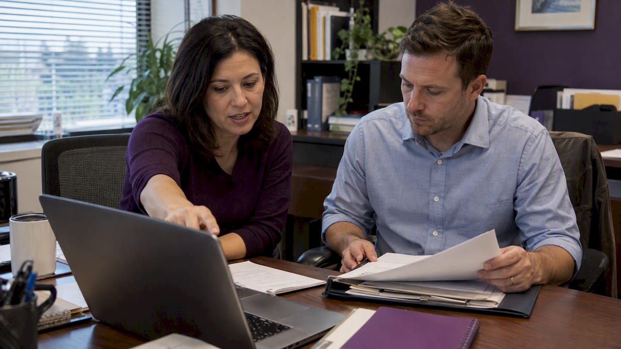 Contractors reviewing GSA pricing evidence