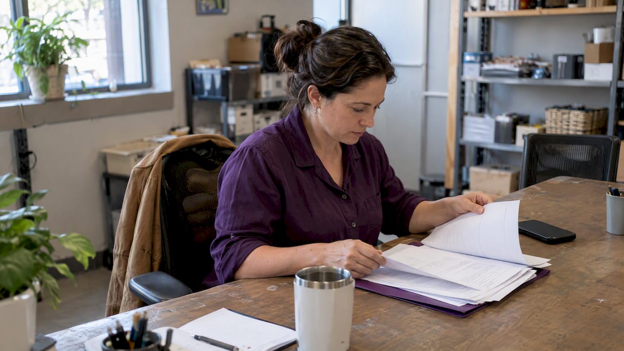 Owner assembling a government contract proposal