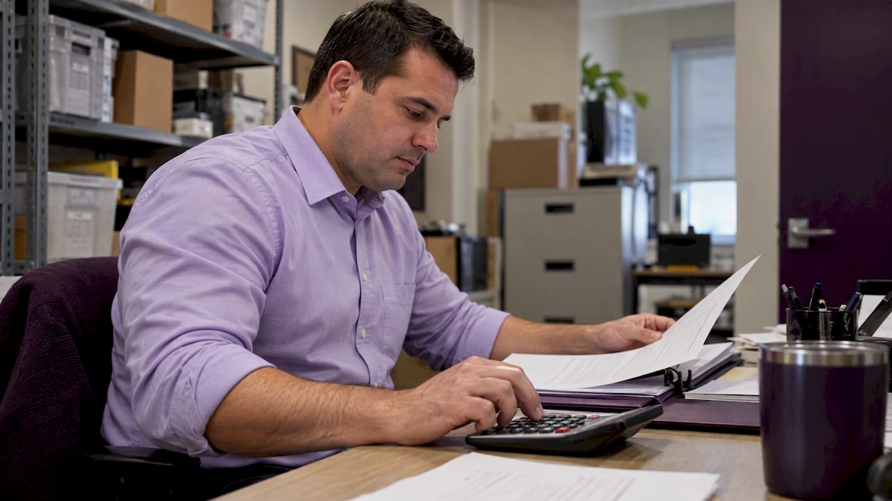 Business owner estimating a GSA Schedule return