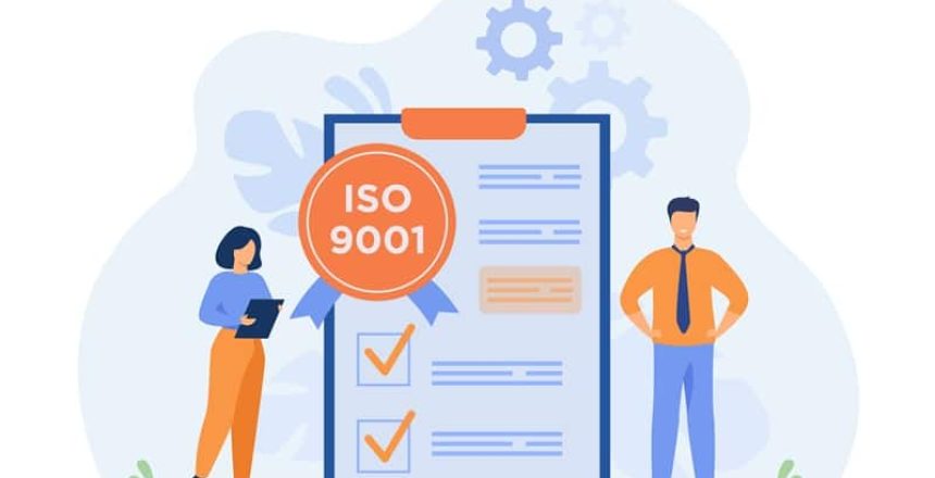 Tiny business people passed standard quality control