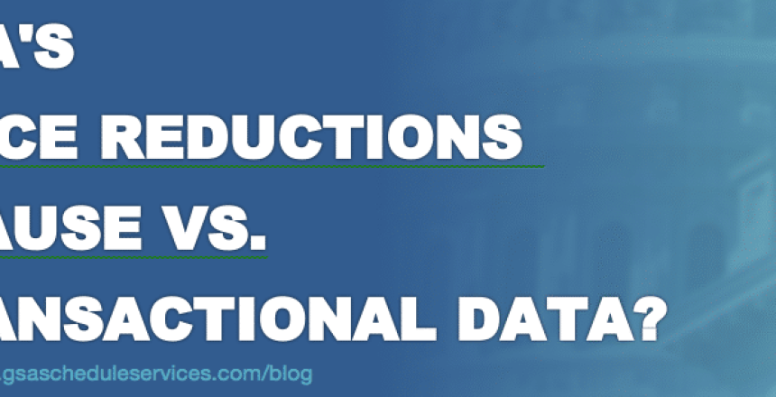 GSAPrice Reductions Clause vs. Transactional Data