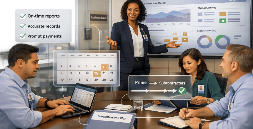 Fixing Subcontracting Plan Compliance Issues