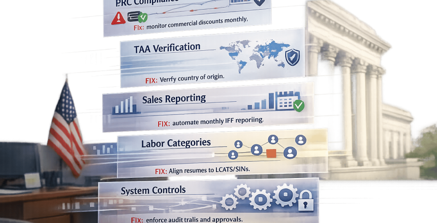 Common GSA Audit Mistakes And Fixes