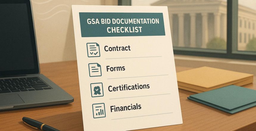 GSA Bid Documentation Checklist