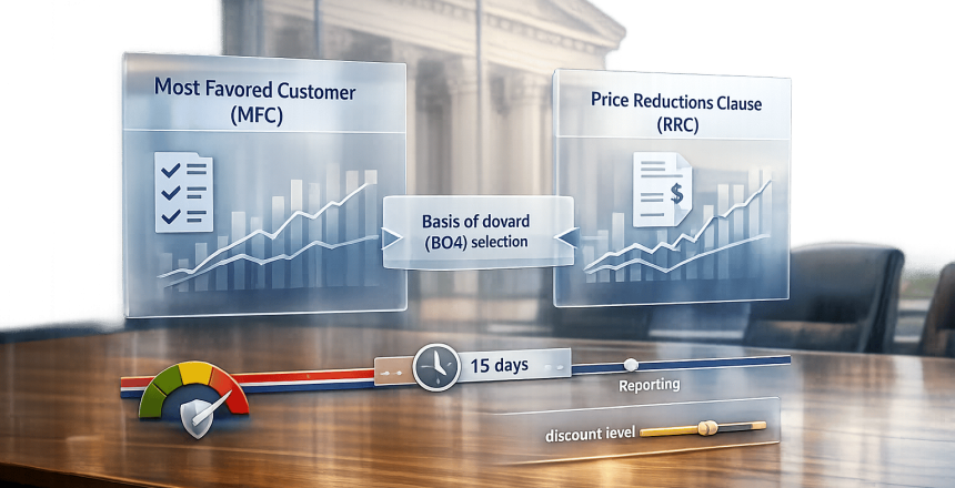 Most Favored Customer vs. Price Reductions Clause